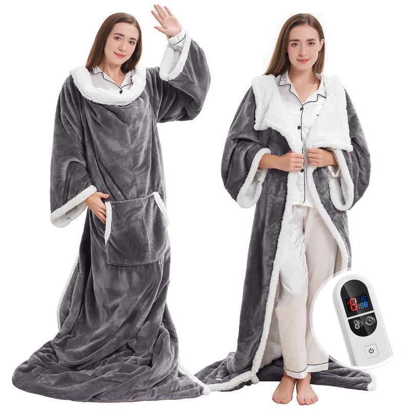 Heated wool blanket