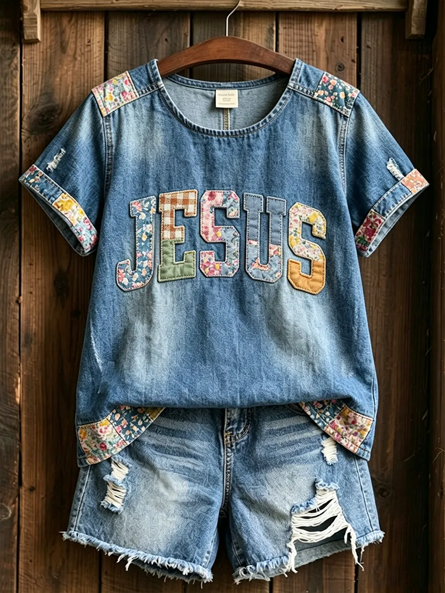 Women'S Faith Themed Printed Casual T-Shirt