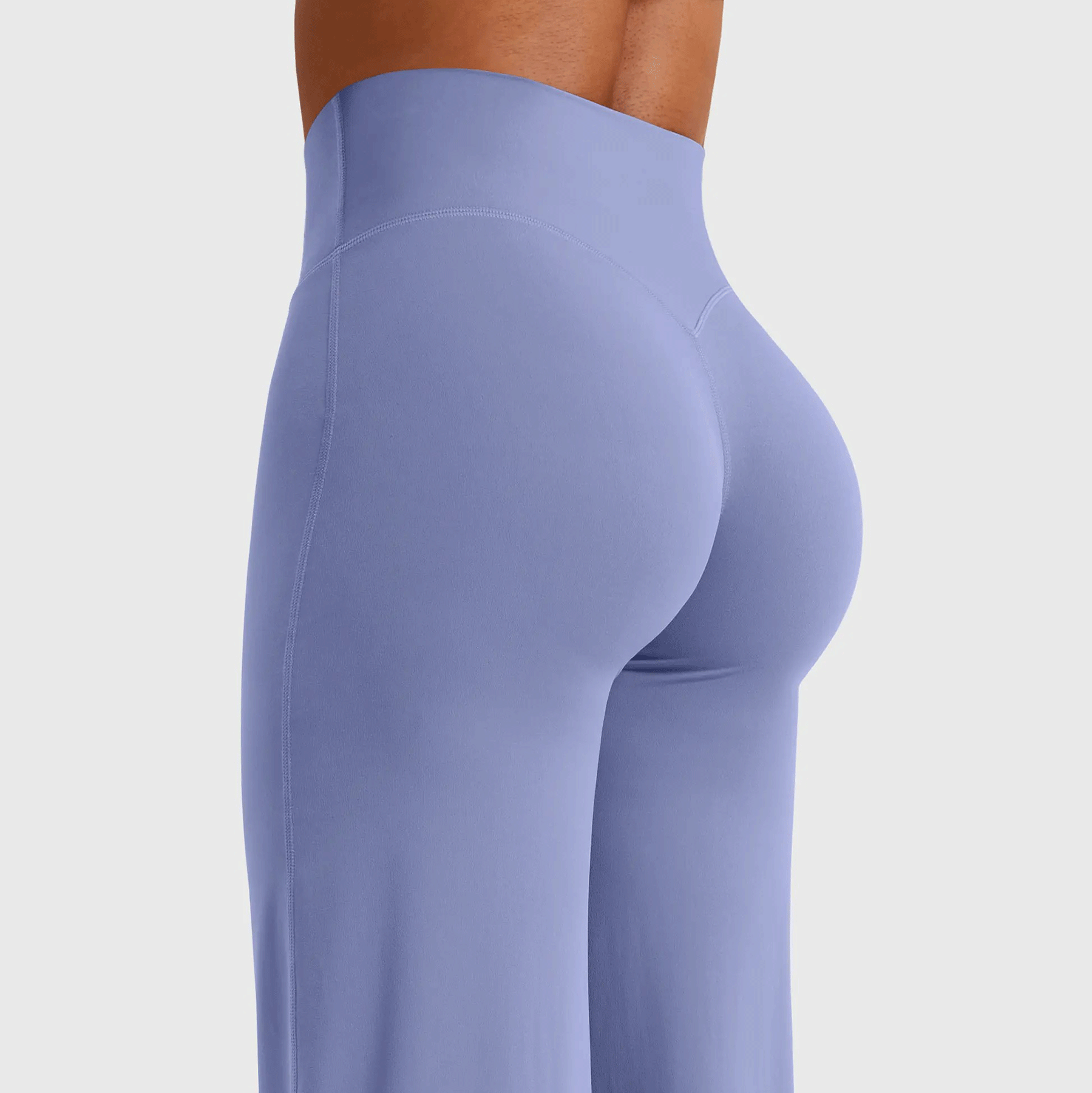 Leggings High-Waist Straight-Leg No Front Seam Buttery Soft Gym Yoga Pants for Women Fitness Tights