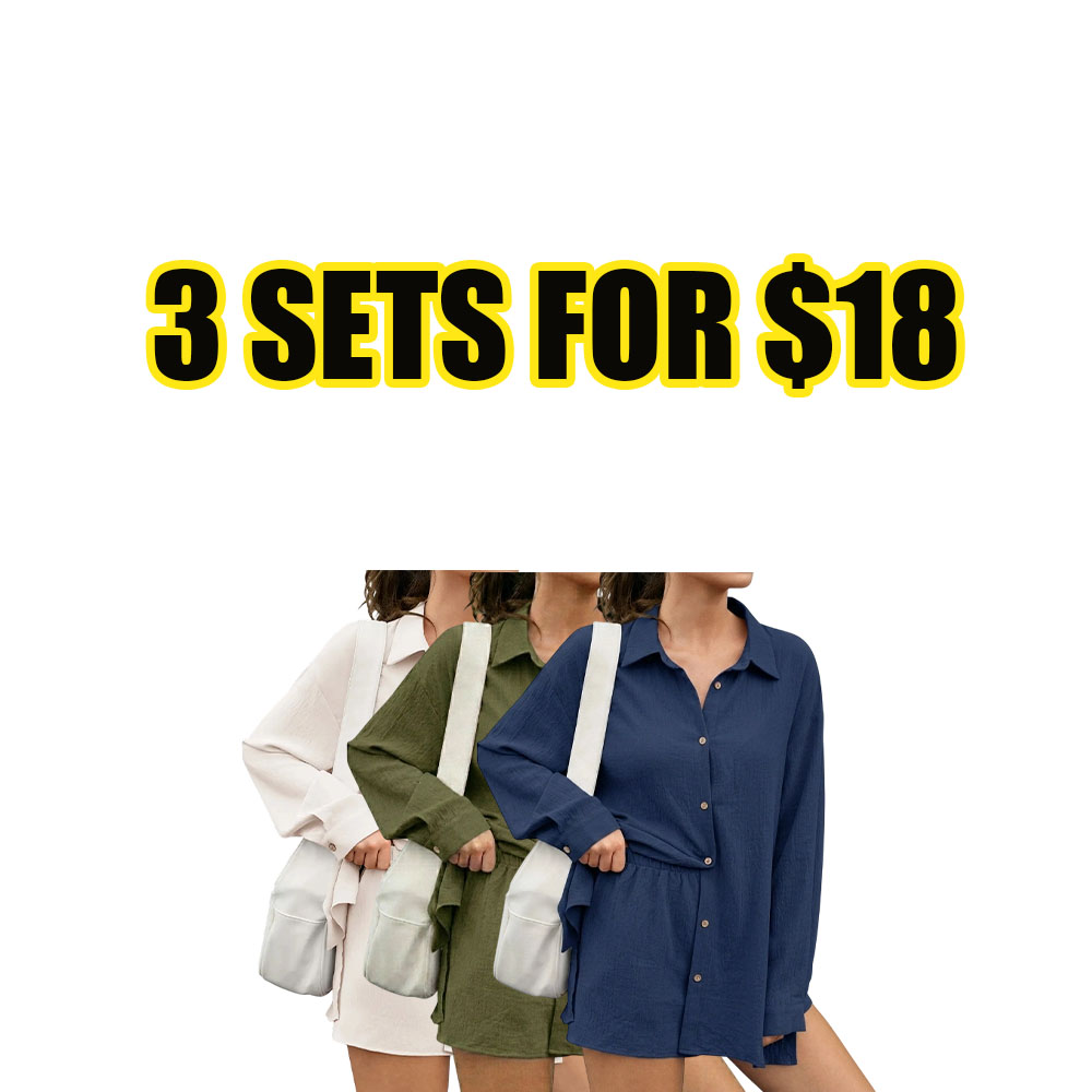 Women's Coastal Breeze Gauze Shirt & Shorts Set