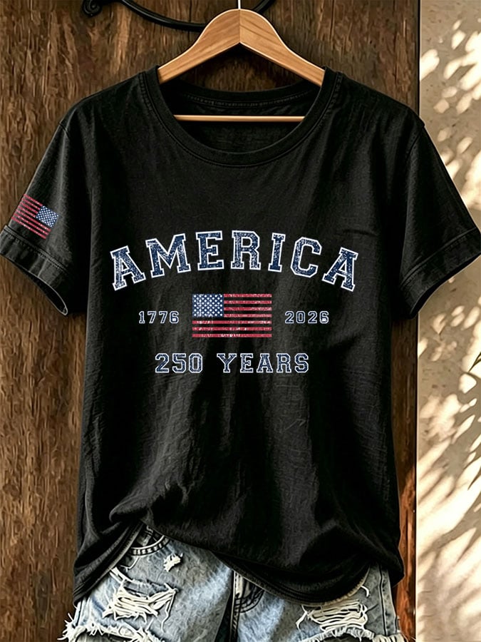 Women's Casual Print Short-Sleeve T-Shirt