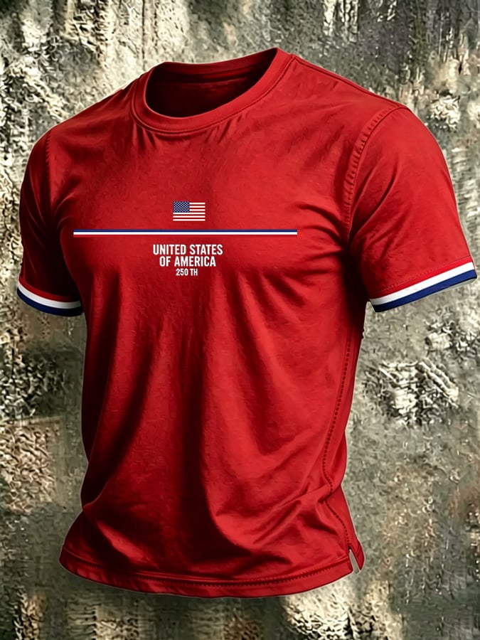 Men's 250th Anniversary Printed T-Shirt