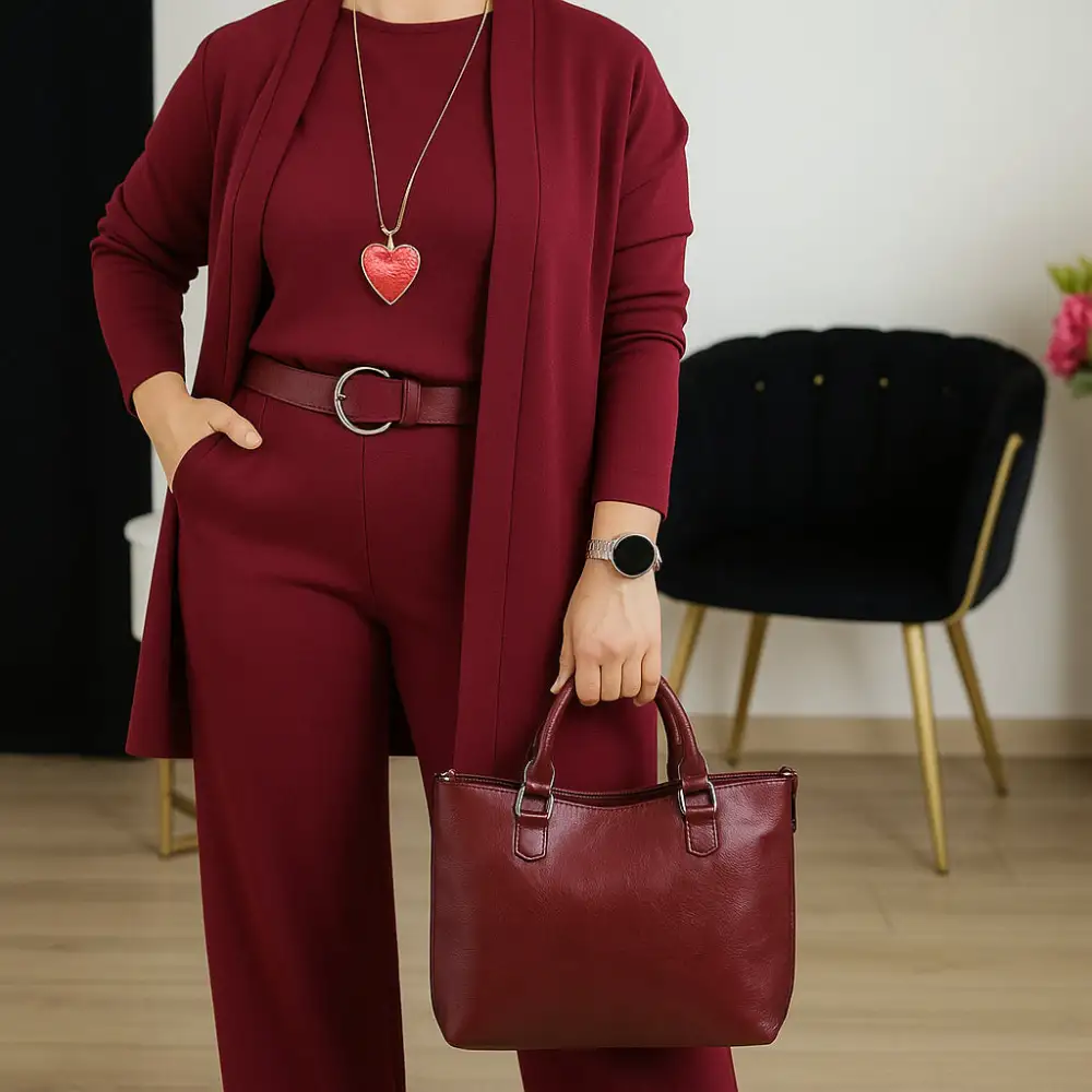 ⏳Time-Limited Special⏰Elegant 6-piece set including long cardigan, top and pants💞