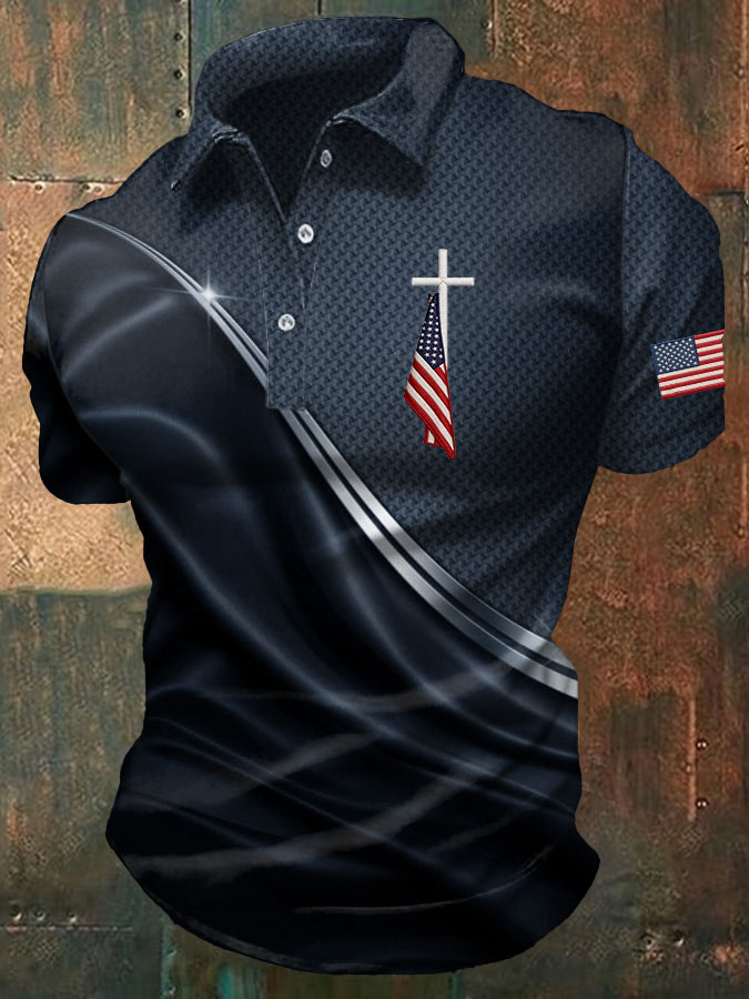 Men'S 250 Years Independence Day Polo Shirt
