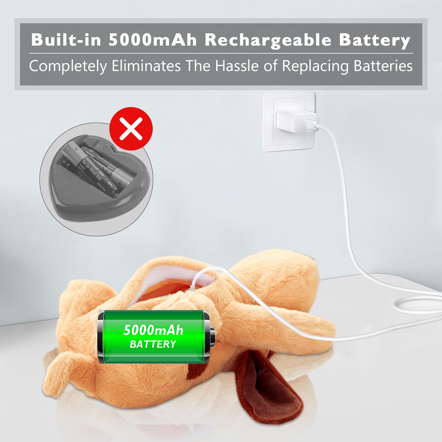 Snuggle Puppy Toy With Heartbeat