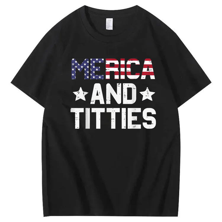 Merica And Titties T-Shirt