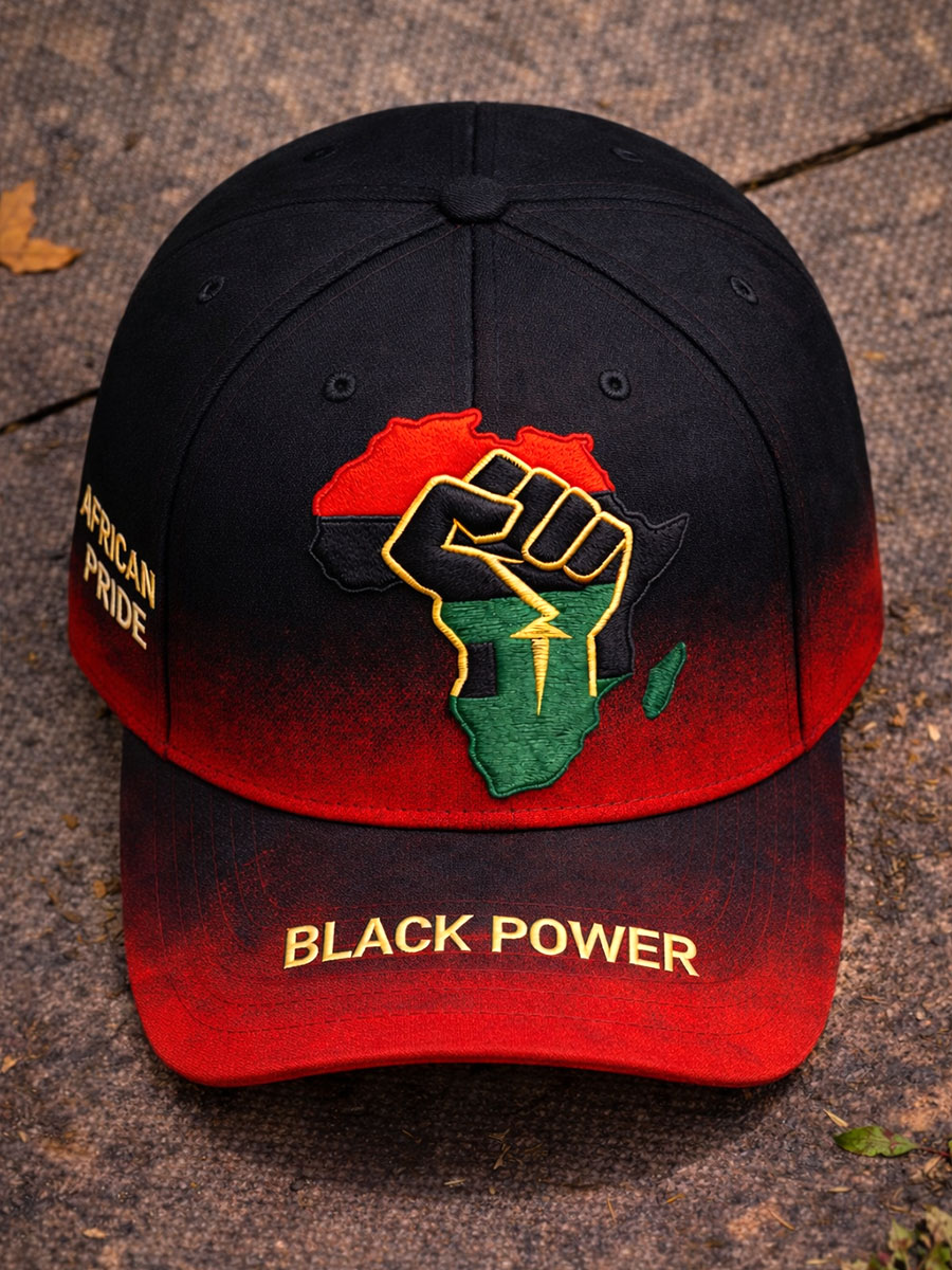 African Pride Black & Red Baseball Cap