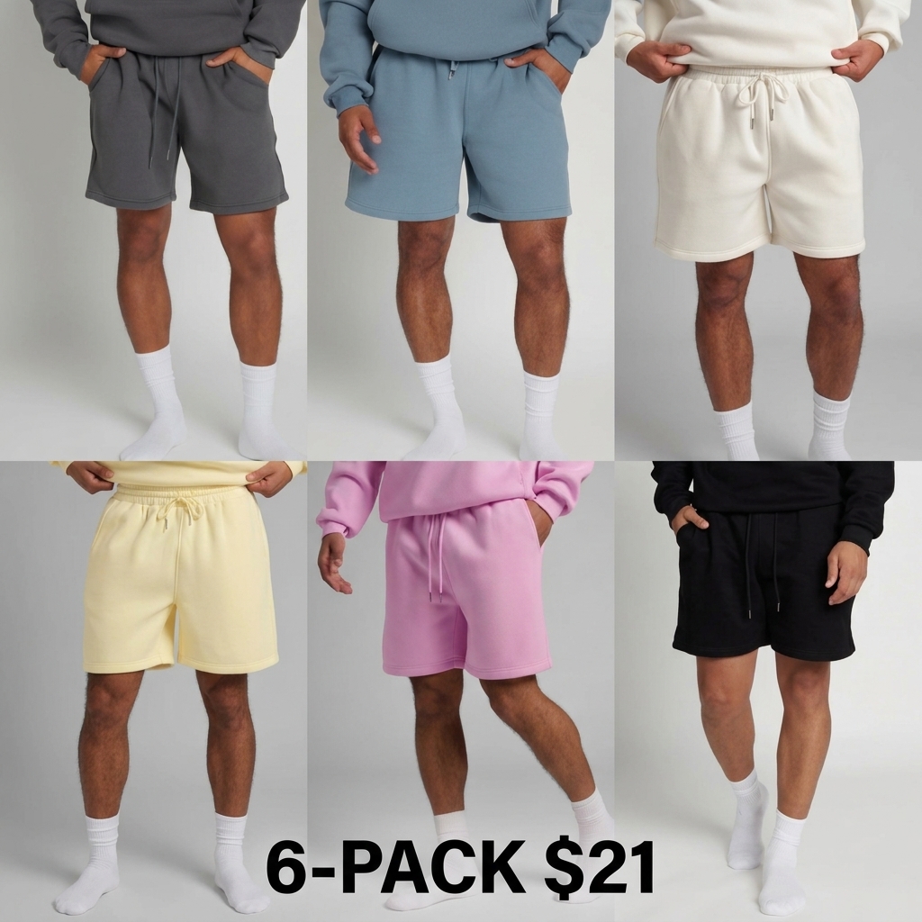 Unisex Basic Fleece Short – Cozy Lightweight Loungewear with Adjustable Drawstring Waist