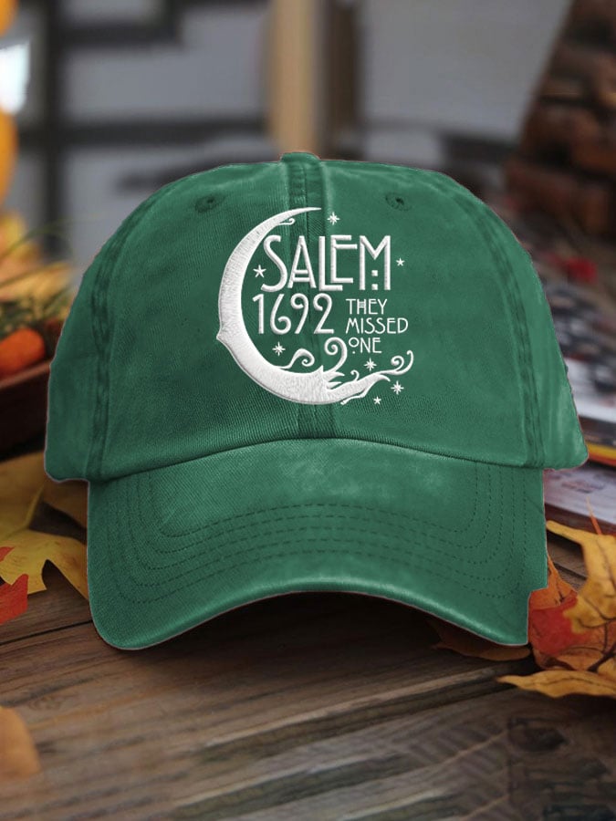 Unisex Halloween Salem 1692 They Missed One Print Hat