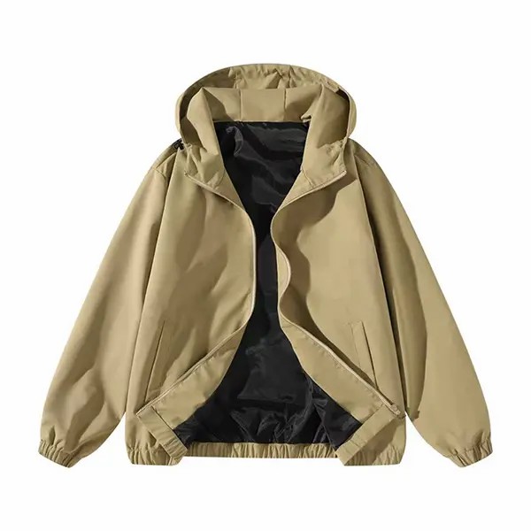 Unisex Vintage Washed Zip Up Hoodie – Retro Streetwear Casual Jacket