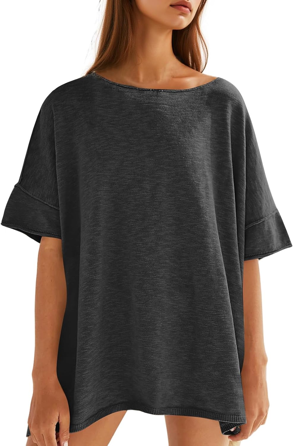 Mother's Day Sale💕Women's Oversized T Shirts-100% Cotton