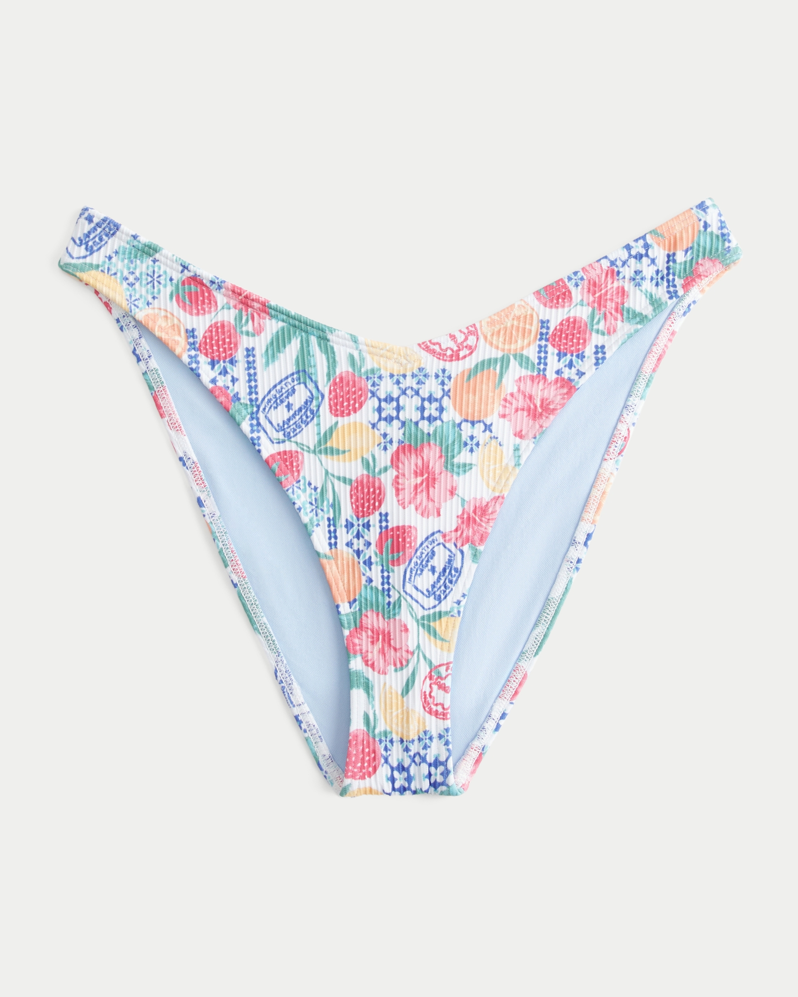 Ribbed Cheeky Bikini Bottom
