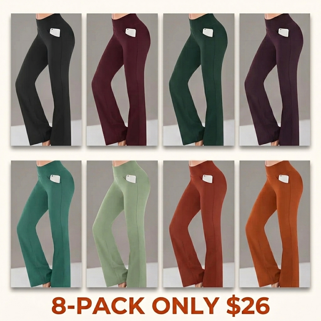Women's High-Stretch Slight-Flared Athletic Pants