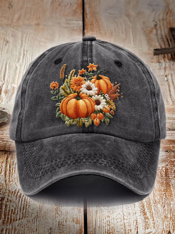 Unisex Fall Pumpkin Hat