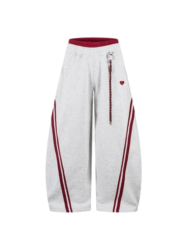 AELFRIC EDEN: STRIPED BAGGY SWEATPANTS Clearance Sale