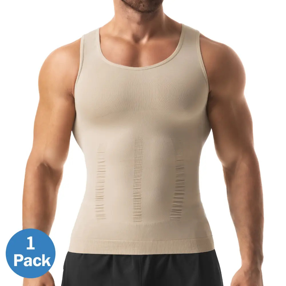 Men's slimming compression vest