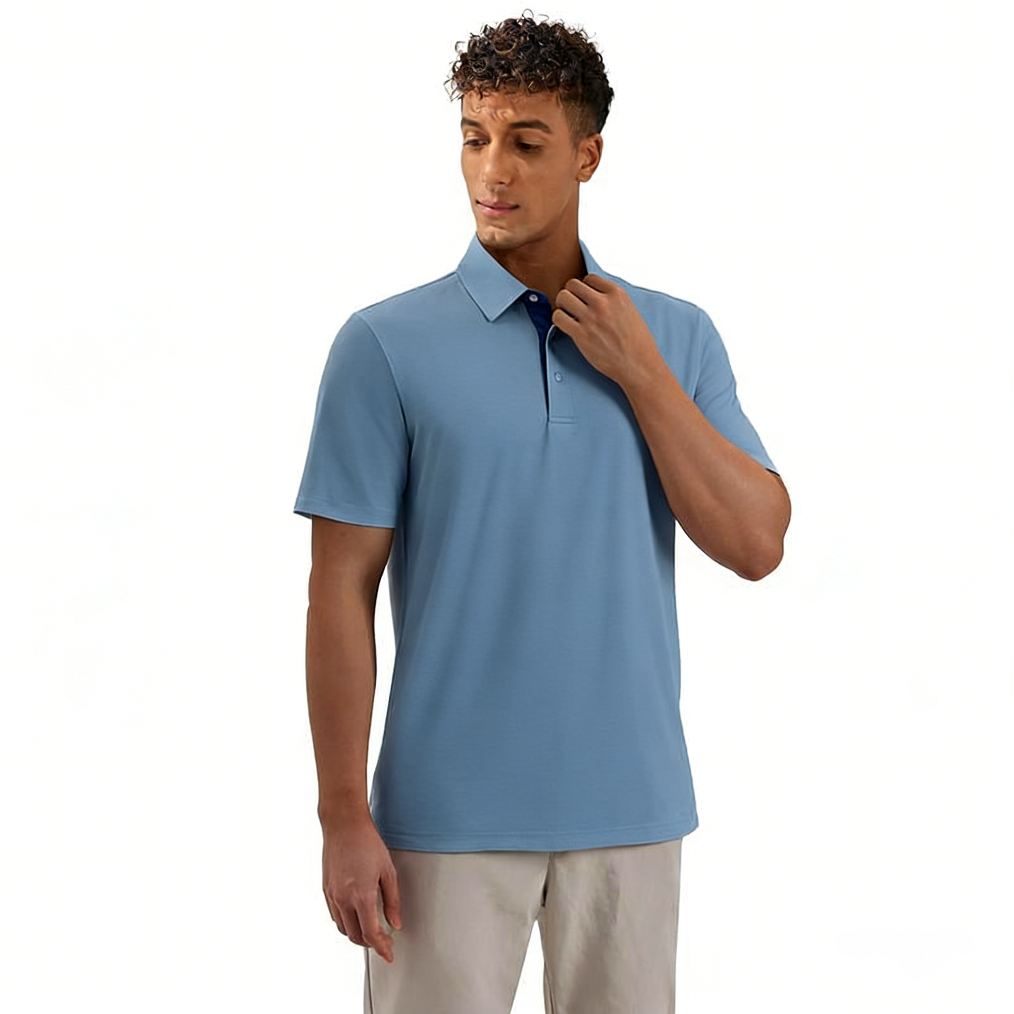 Men's Casual Short Sleeve Polo Shirt