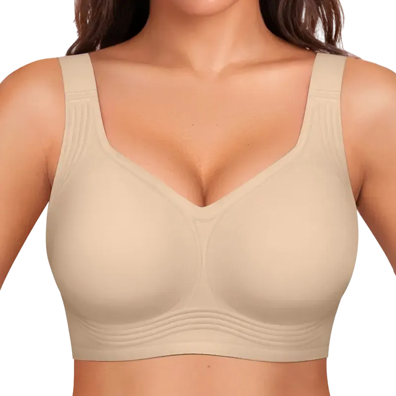 Women Jelly Wireless Womens Comfortable Wireless Bras Push Up Bralettes Seamless Tshirts Bras Deep V Everyday Bras
