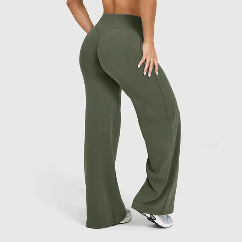 Straight Leg Bottoms Fitness Gymwear Women Workout Leggings