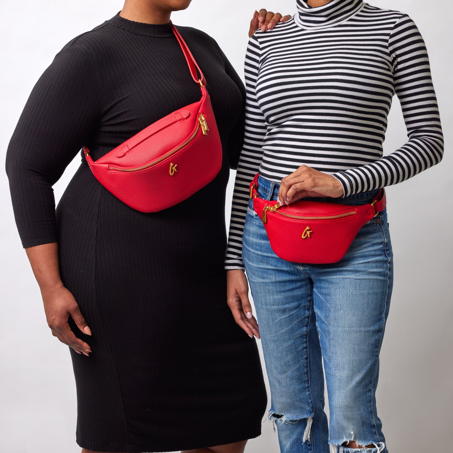 MINI PEBBLE FANNY PACK - RED