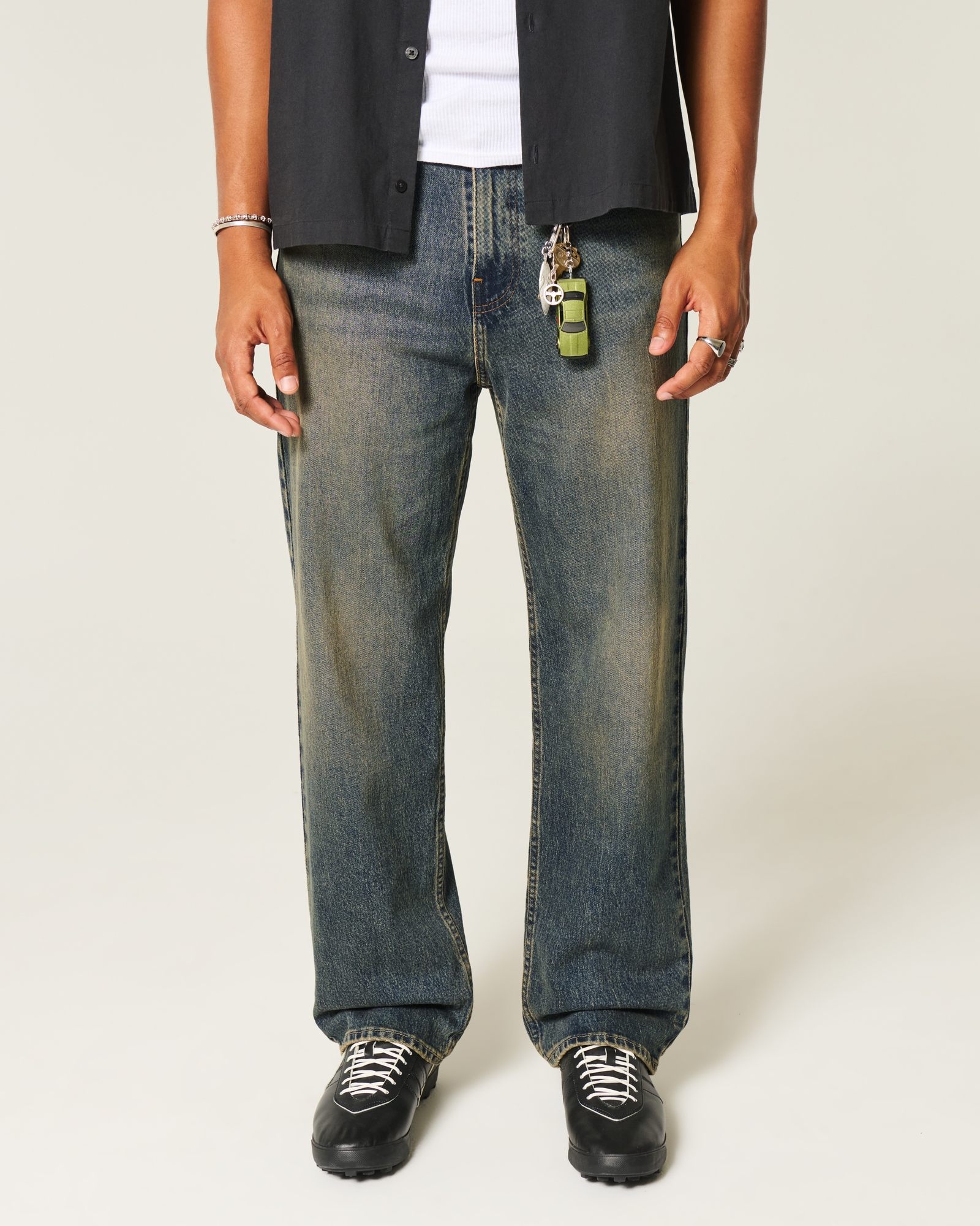 Light Wash Baggy Jeans