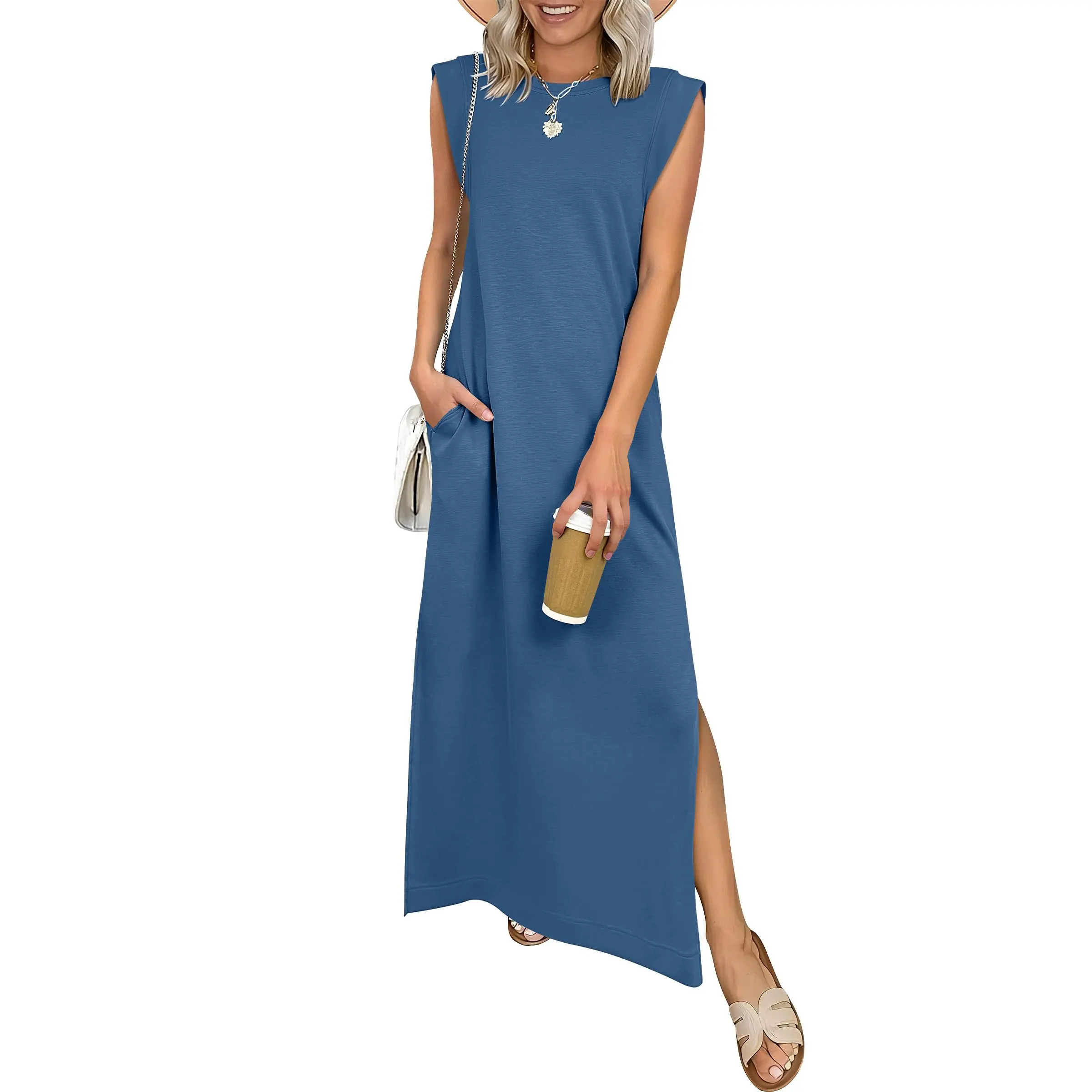 Women's Summer Casual Sleeveless Maxi Dress