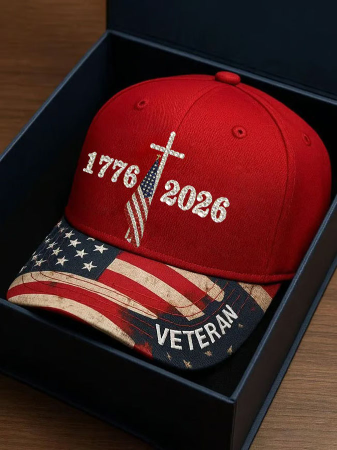 CUnisex  Retro American Anniversary Printed Hat