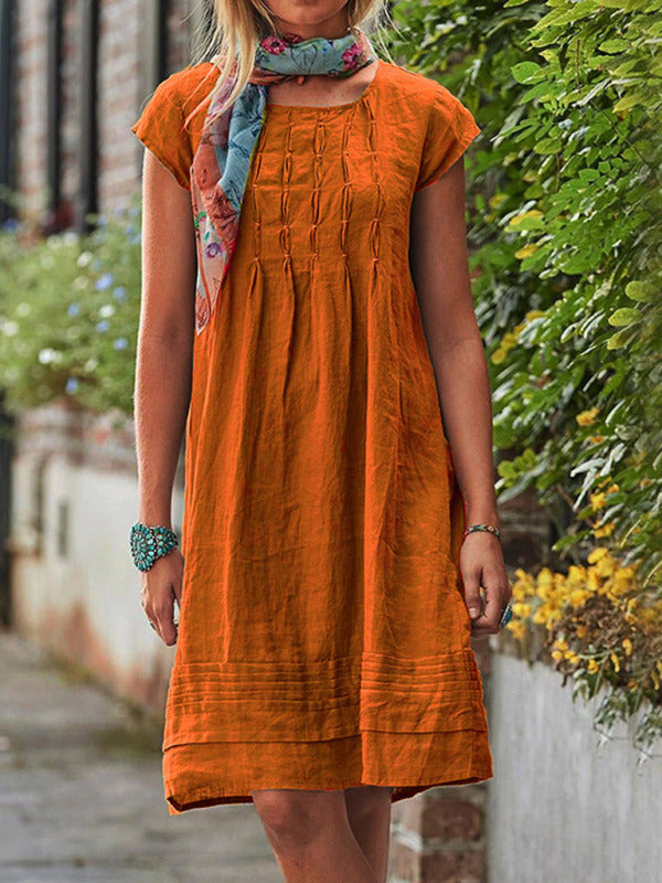 Loose Midi Skirt Slimming Dress