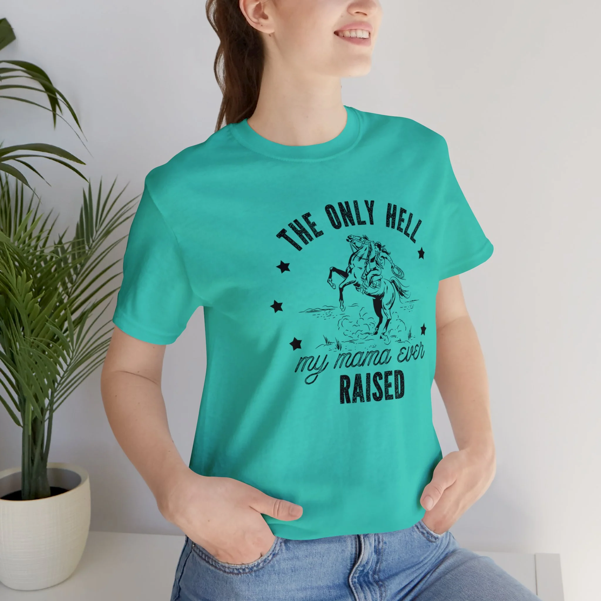 Mama Raised Hell Bella Canvas Unisex Jersey Tank
