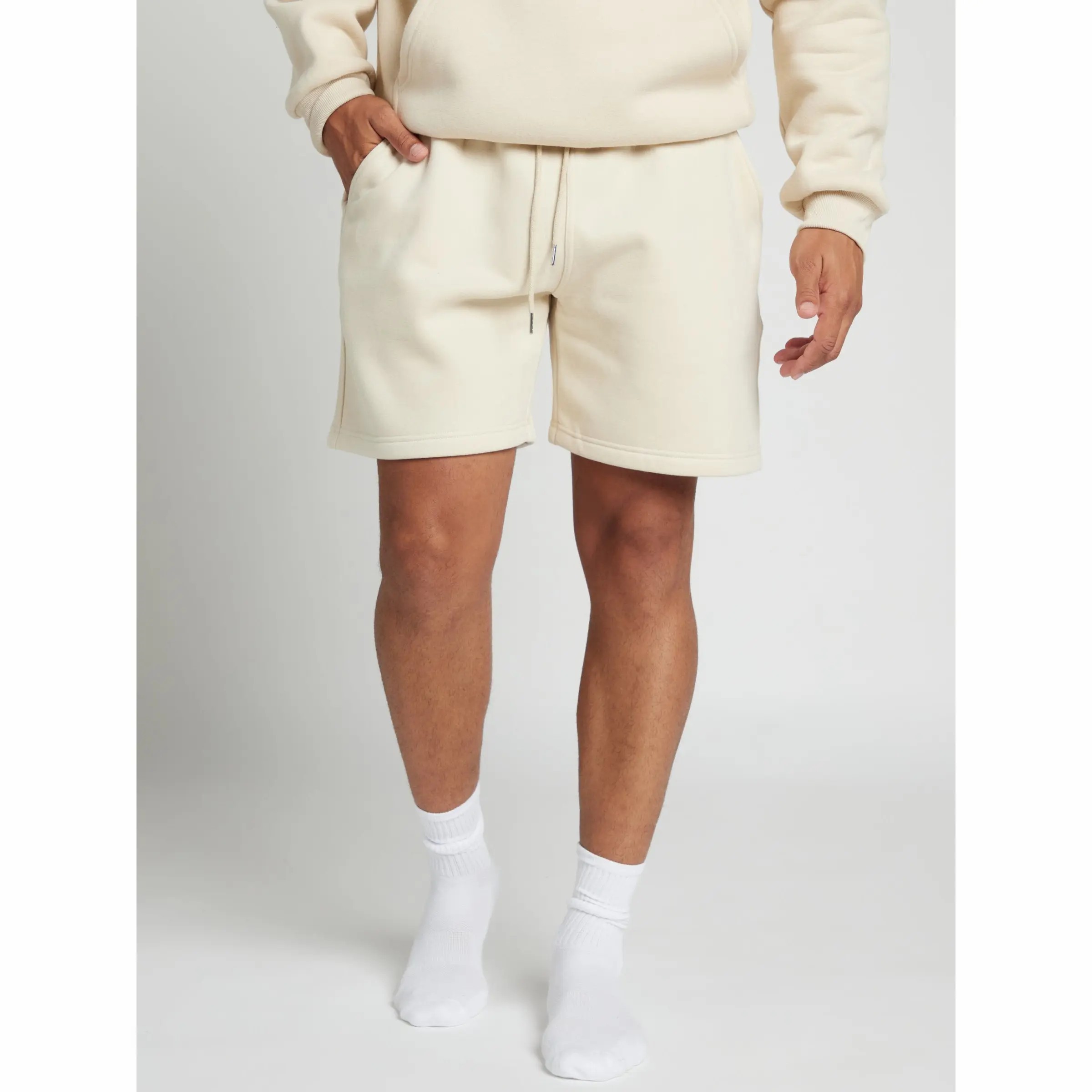 Unisex Basic Fleece Short – Cozy Lightweight Loungewear with Adjustable Drawstring Waist