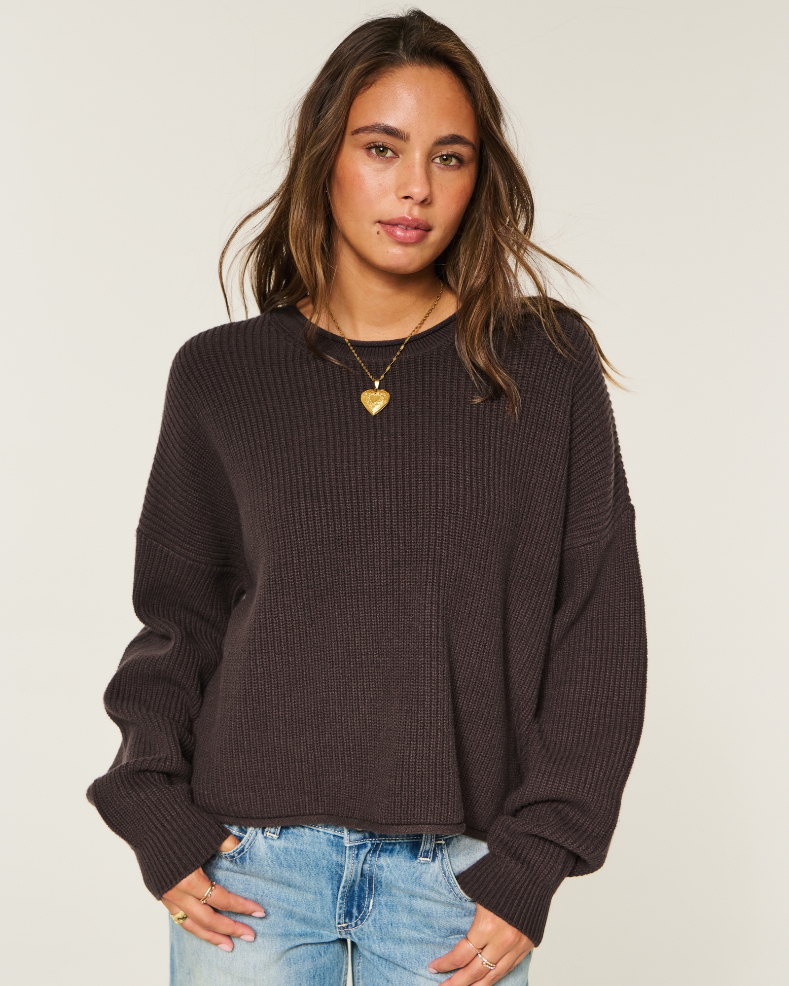 Easy Rollneck Crew Sweater