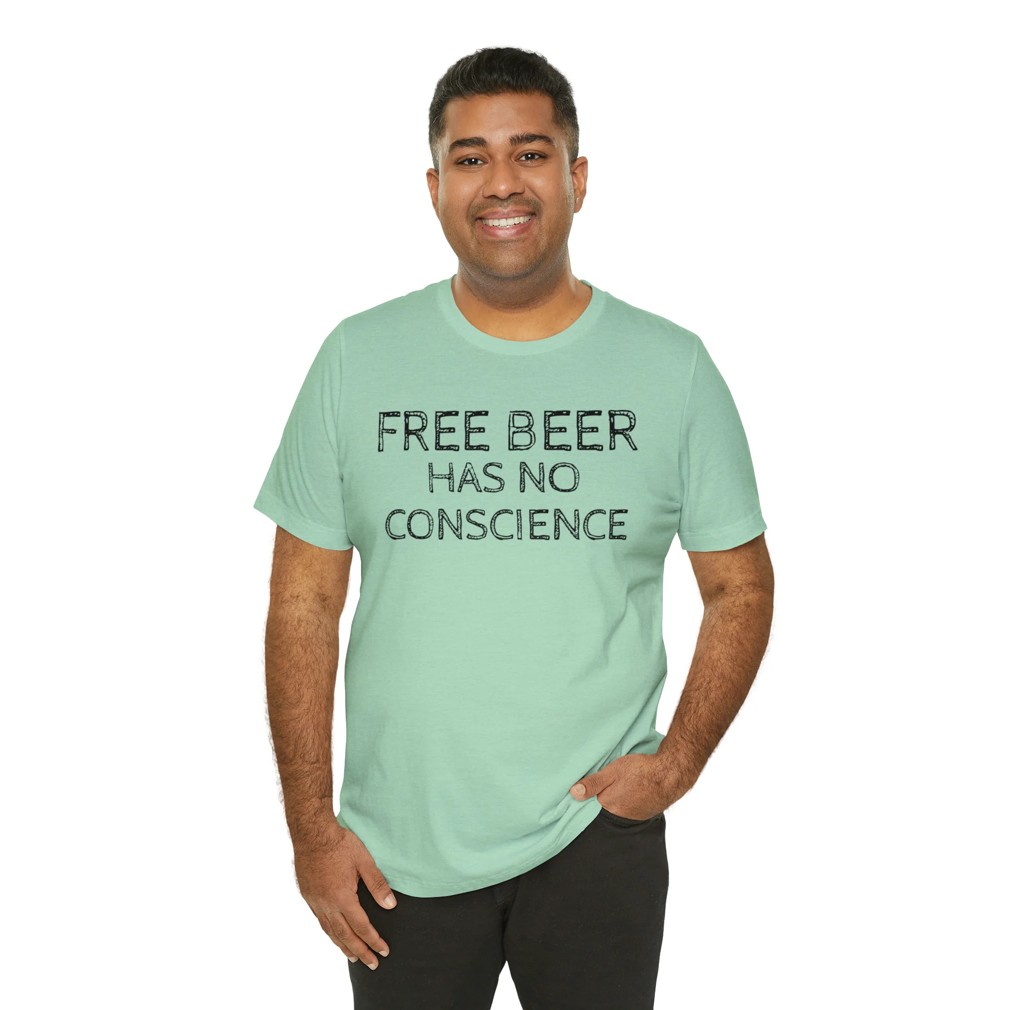 Free Beer Unisex Jersey Short Sleeve Tee