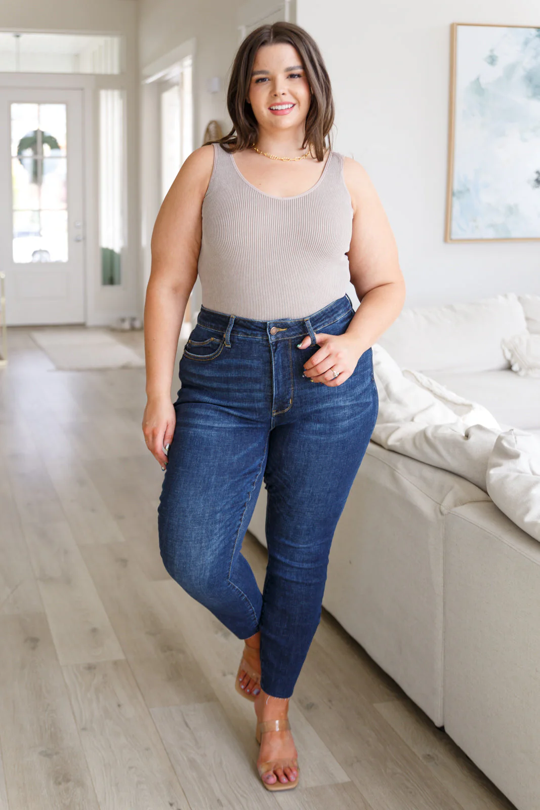 Tummy Control Skinny Jeans