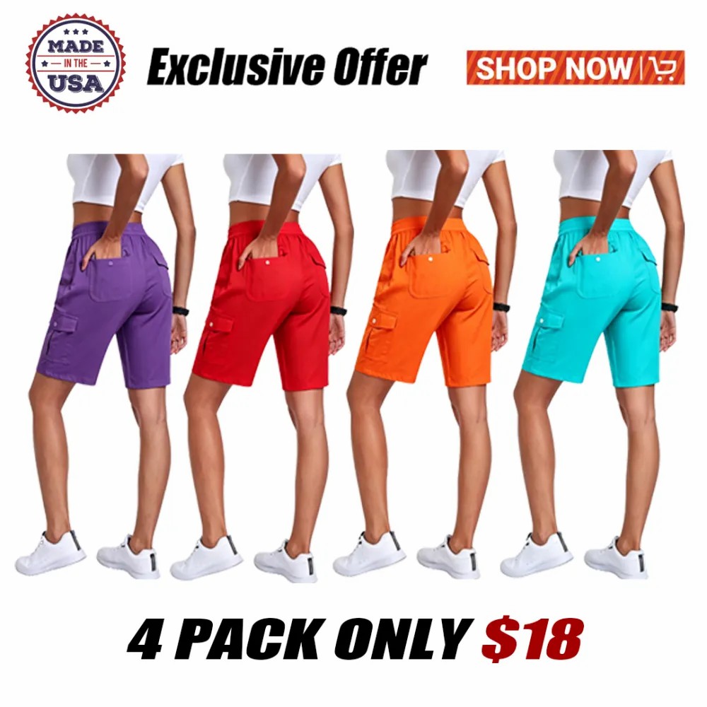 🔥90%off only today🔥Women's lightweight quick drying outdoor shorts[Available in 16 colors]