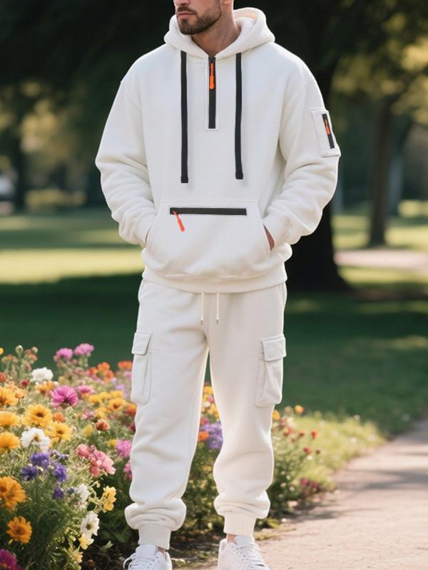 Men’s Winter Fleece-Lined Jacket & Pants Set