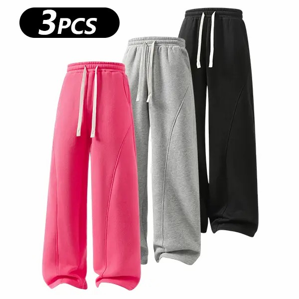 Men’s Heavyweight Fleece-Lined Oversized Sweatpants
