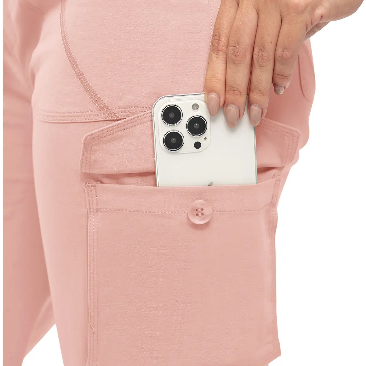 Women's Cargo Pants Plus Size Outdoor Lightweight Capris Casual