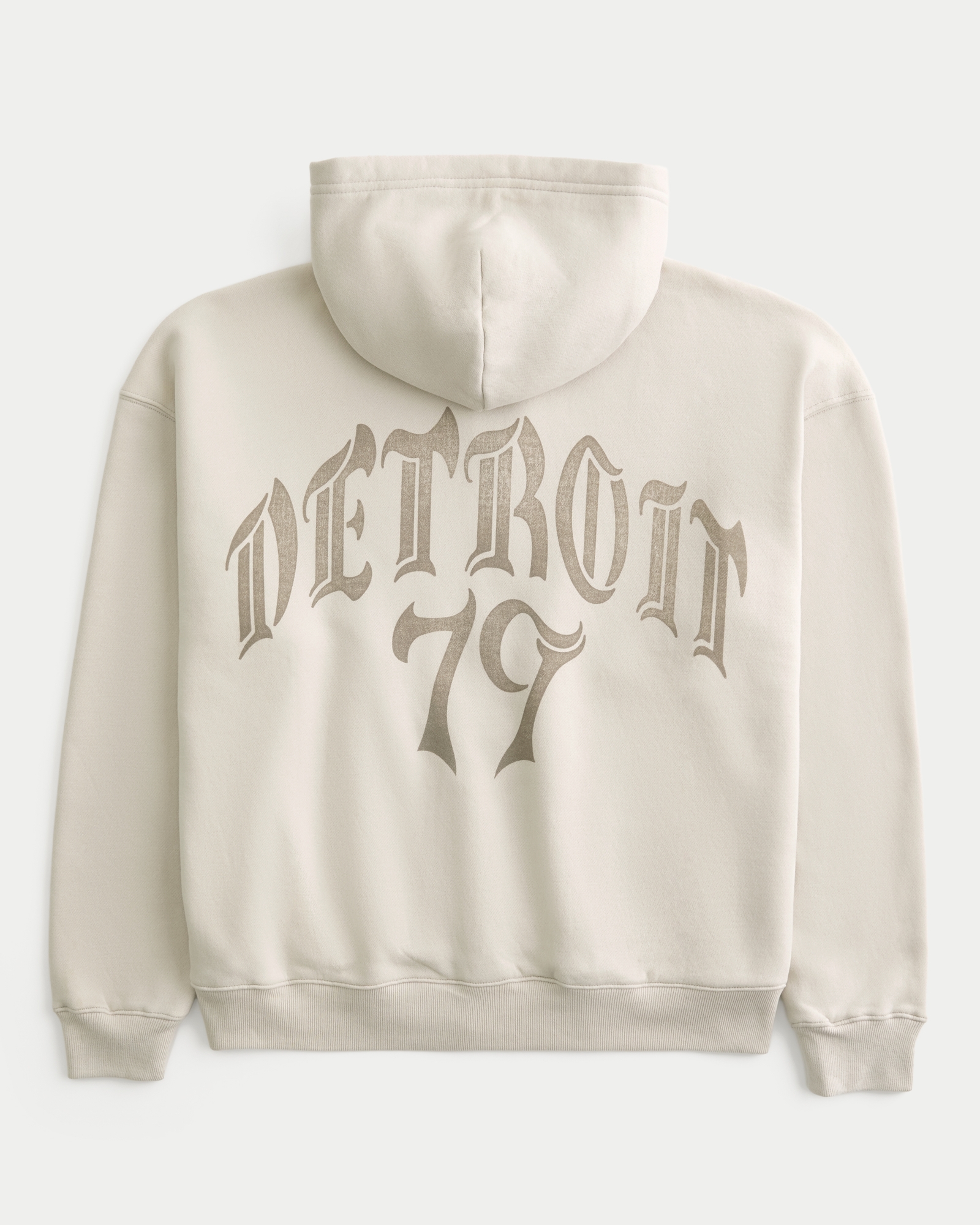Boxy Zip-Up Hoodie