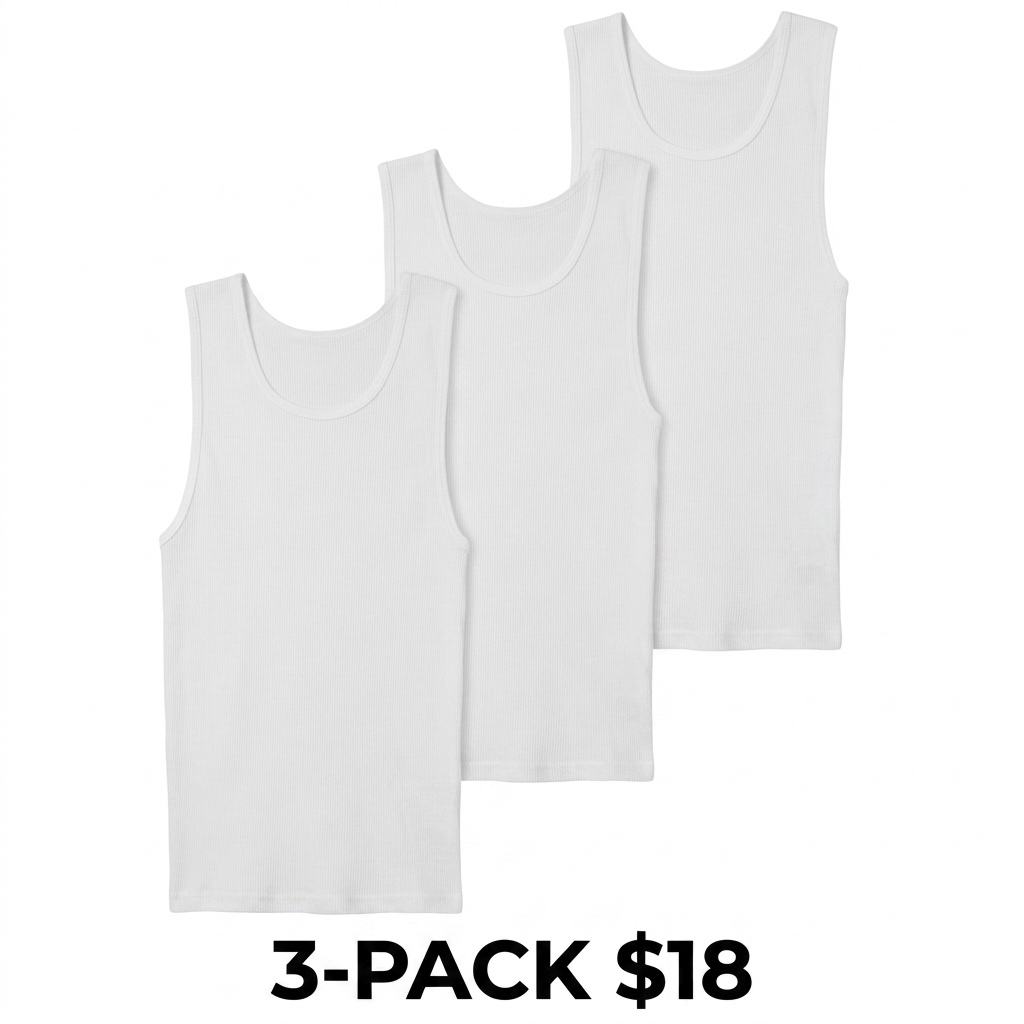 Men's Premium Fitted Tank Top – Ultra-Soft Cotton Stretch