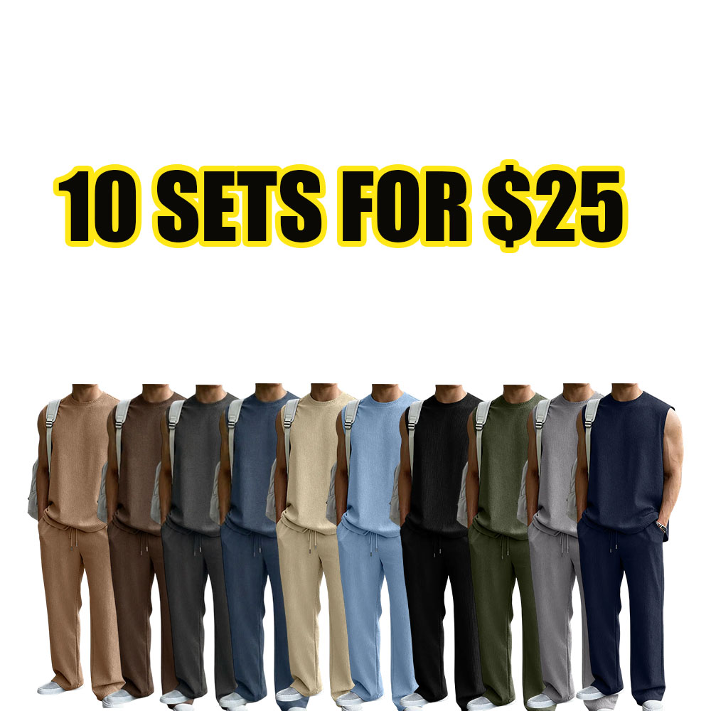 Men's Ribbed Vacation Set