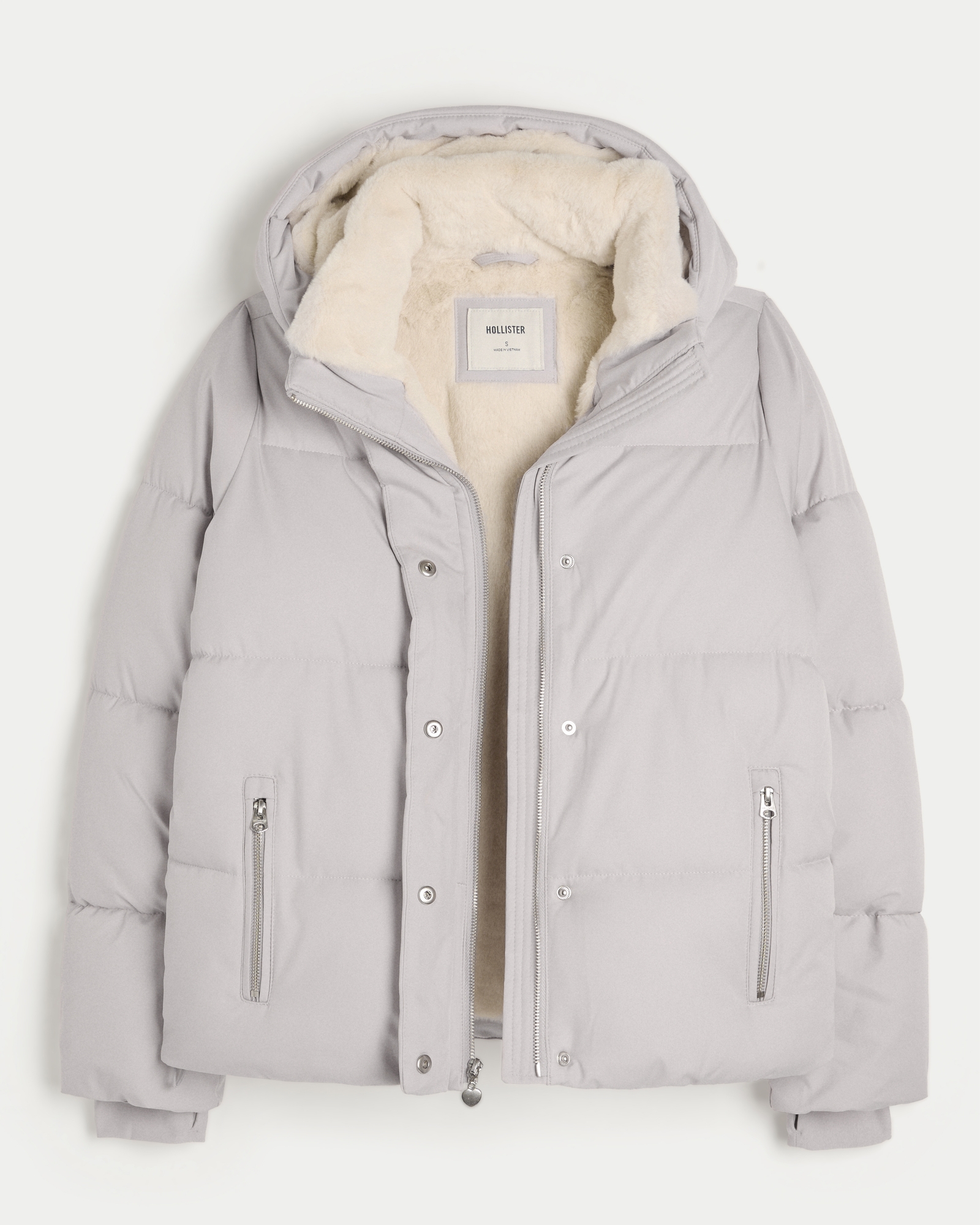 Faux Fur-Lined All-Weather Puffer Jacket