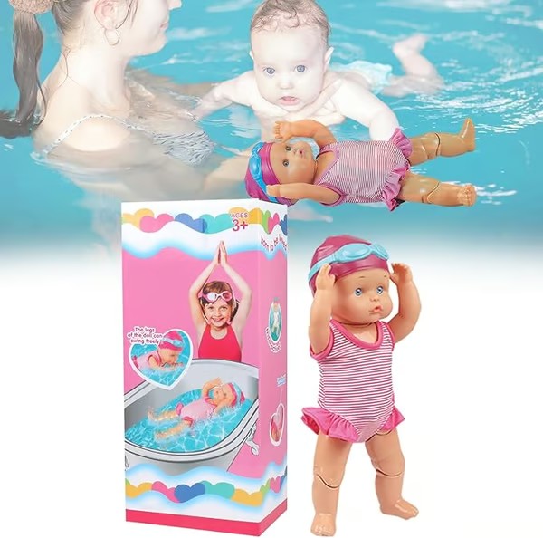 2026 New Packaging Waterproof Swimming Doll