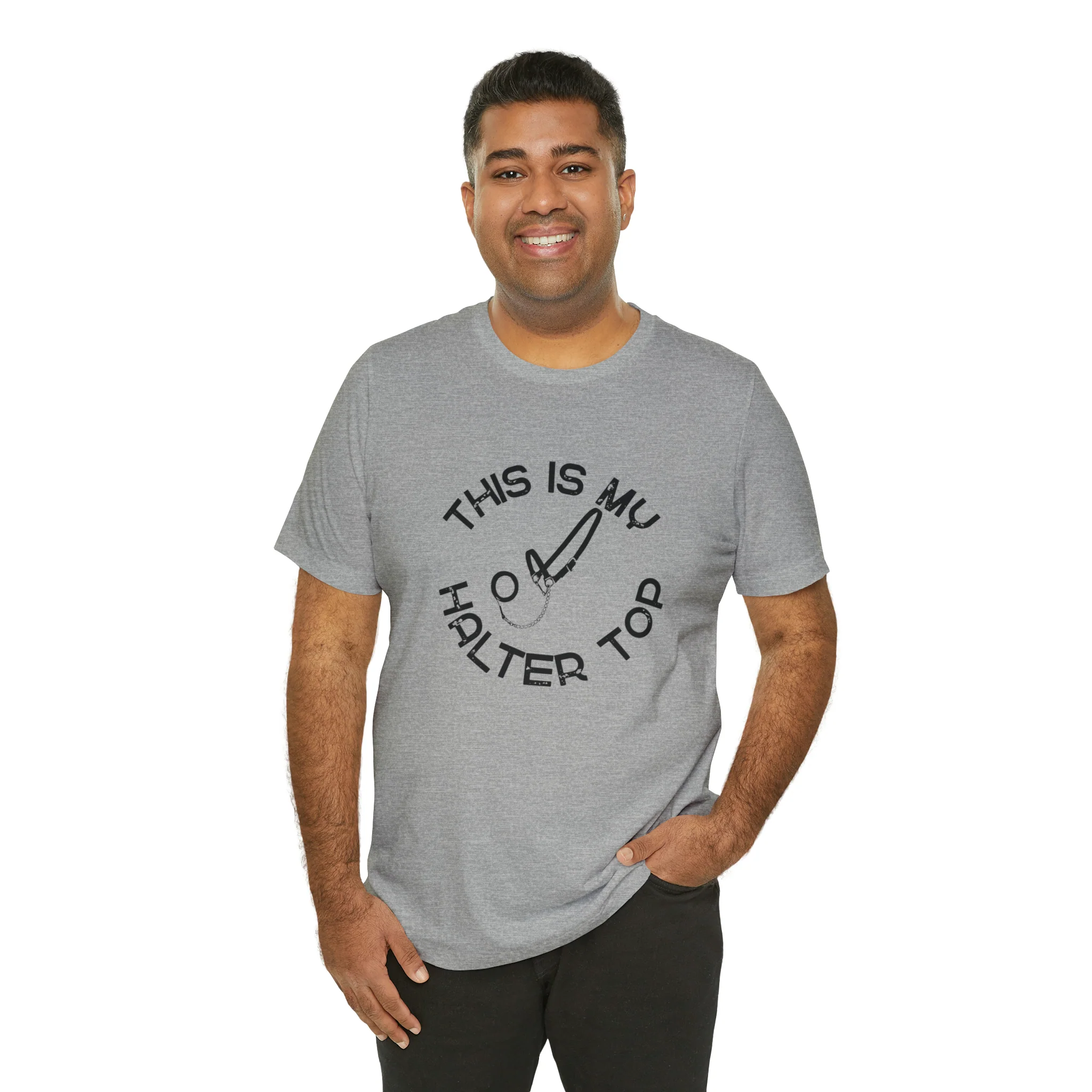 This is My Halter Top Unisex Jersey Short Sleeve Tee