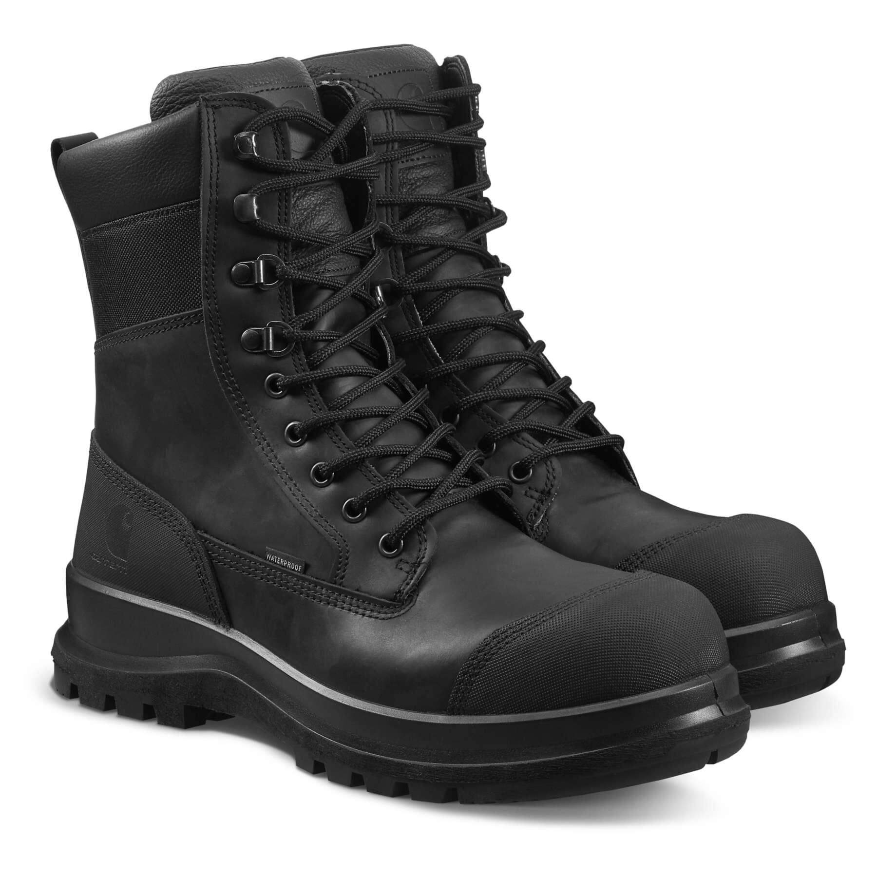 CHT Special Offer Detroit 8 Inch Work Boots F702905 Pack - Detroit S3 Waterproof Composite Safety Toe High Leg Work Boots + 3 Pack CHT Socks
