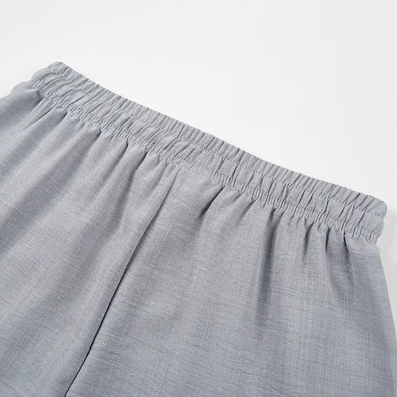 Unisex Wide-Leg Drawstring Pants – Lightweight Casual Beach & Everyday Trousers