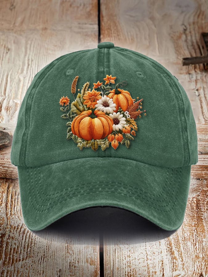 Unisex Fall Pumpkin Hat