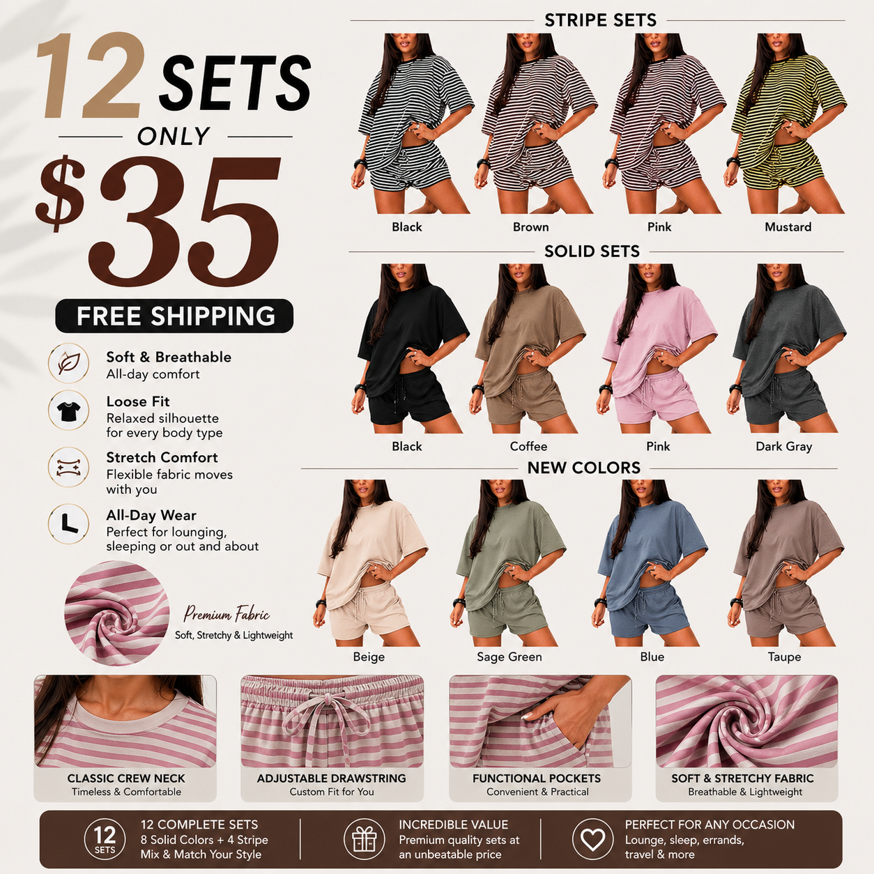 Women's 2-Piece Lounge Set
