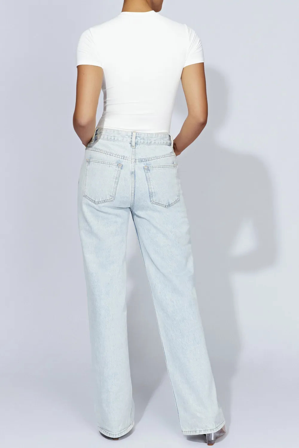 Casual Style Crew Neck Short Sleeve Bodysuit