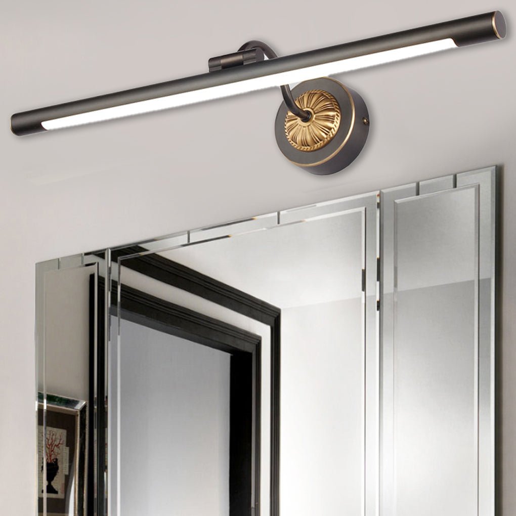 Retro Minimalist 240° Rotatable Moisture-proof LED Dresser Mirror Lamp Wall Lamp for Bathroom