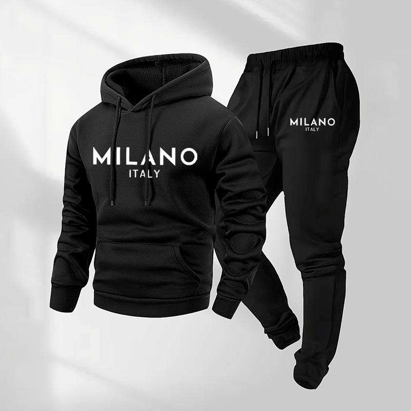 Men’s Printed Hoodie & Sweatpants Set